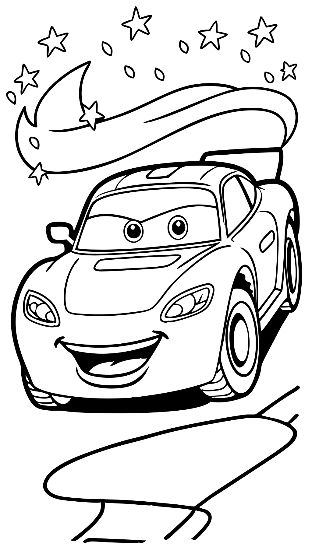 Éclairage McQueen Coloring Pages